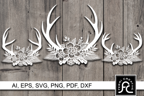 Download Horn Flower Paper Cut Design SVG / DXF - Flower paper cut Collection
